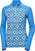 Sous-vêtements thermiques Helly Hansen W Lifa Merino Midweight 2-in-1 Graphic Half-zip Base Layer Ultra Blue Star Pixel S Sous-vêtements thermiques