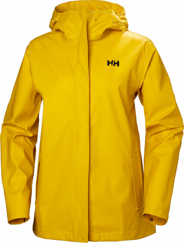 Outdoor Jacke Helly Hansen Women's Moss Rain Jacket Yellow L Outdoor Jacke