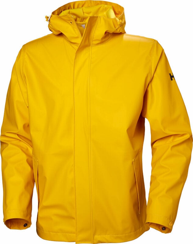 Kabát Helly Hansen Men's Moss Rain Jacket Kabát Yellow M