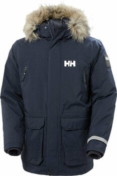 Outdoor Jacket Helly Hansen Men's Reine Winter Parka Navy L Outdoor Jacket - 1