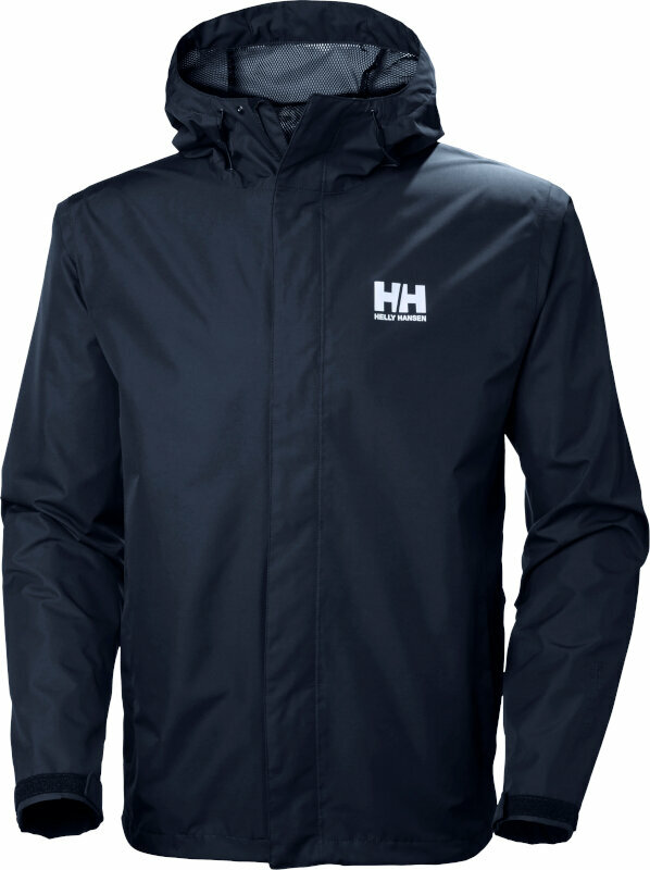 Outdoor Jacket Helly Hansen Men's Seven J Rain Jacket Navy XL Outdoor Jacket