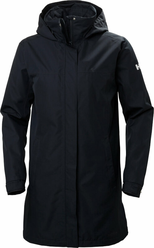 Outdoor Jacket Helly Hansen Women's Aden Insulated Rain Coat Navy S Outdoor Jacket