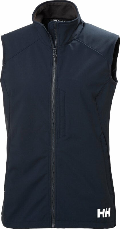Outdoorová bunda Helly Hansen Women's Paramount Softshell Vest Navy XS Outdoorová bunda