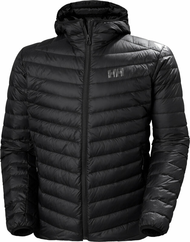 Outdoor Jacket Helly Hansen Men's Verglas Hooded Down Insulator Black L Outdoor Jacket