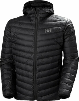 Outdoor Jacket Helly Hansen Men's Verglas Hooded Down Insulator Black L Outdoor Jacket - 1