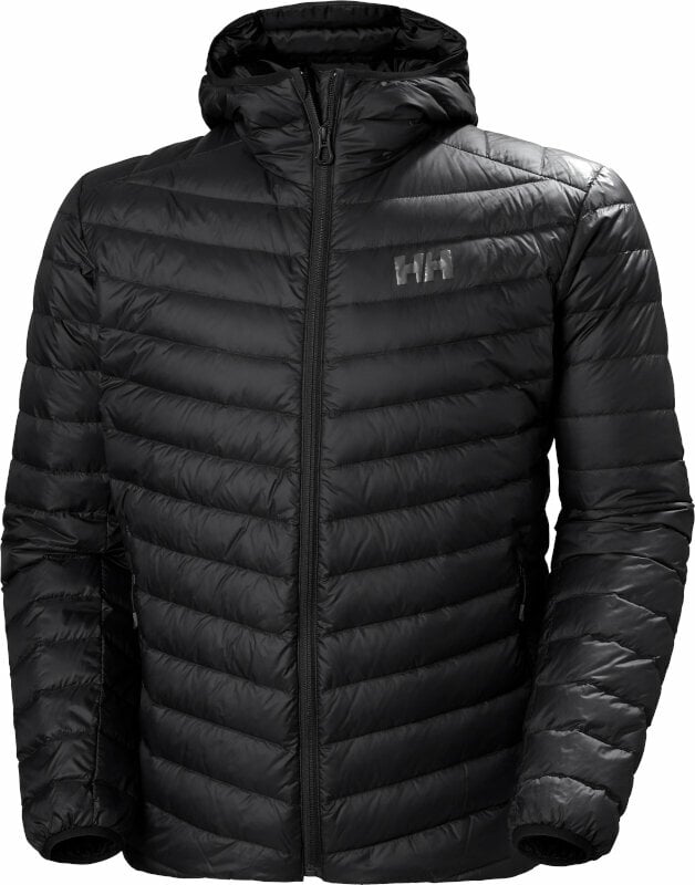 Outdoor Jacket Helly Hansen Men's Verglas Hooded Down Insulator Black M Outdoor Jacket