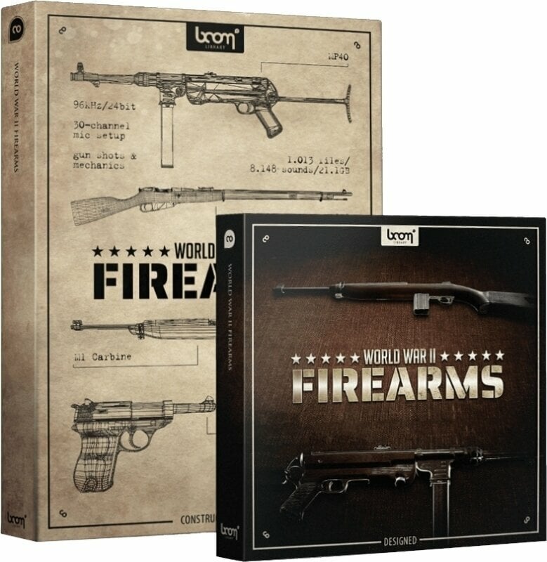 Geluidsbibliotheek voor sampler BOOM Library Boom World War II Firearms Bundle (Digitaal product)