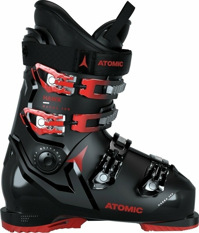 Clăpari de schi alpin Atomic Hawx Magna 100 Ski Boots Negru/Roșu 31/31,5 Clăpari de schi alpin