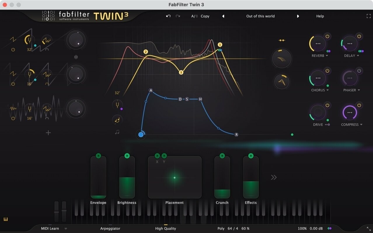 Virtuális hangszer FabFilter Twin 3 (Digitális termék)