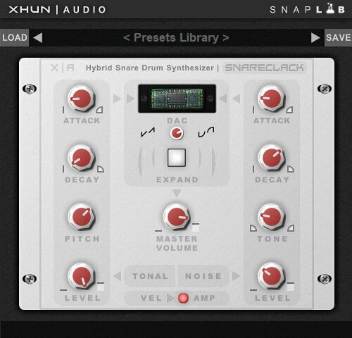 Štúdiový software VST Instrument XHUN Audio SnareClack (Digitálny produkt)