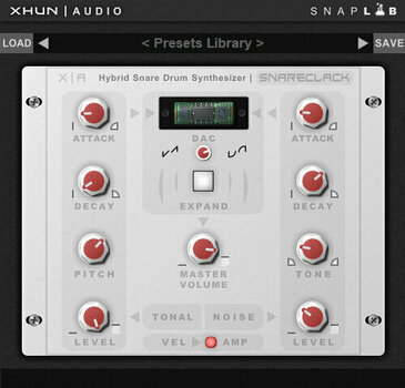 Logiciel de studio Instruments virtuels XHUN Audio SnareClack (Produit numérique) - 1