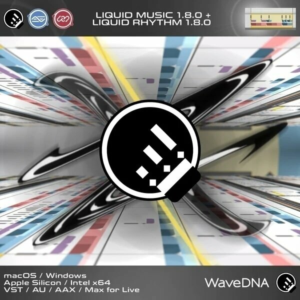 Logiciel de studio Instruments virtuels WaveDNA Liquid Music & Rhythm 1.8.0 Bundle (Produit numérique)