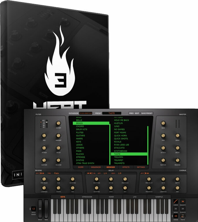 Logiciel de studio Instruments virtuels Initial Audio Heat Up 3 Studio Edition (Produit numérique)