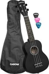 Ukulélé soprano Cascha HH 3960 Black Ukulélé soprano