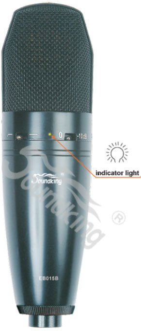 Microphone à condensateur pour studio Soundking EB 015 B