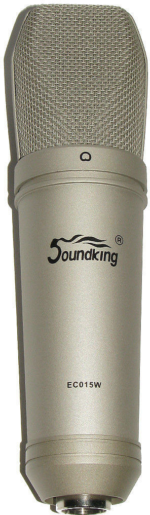 Micrófono de condensador de estudio Soundking EC 015 W