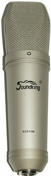 Kondenzátorový studiový mikrofon Soundking EC 015 W - 1