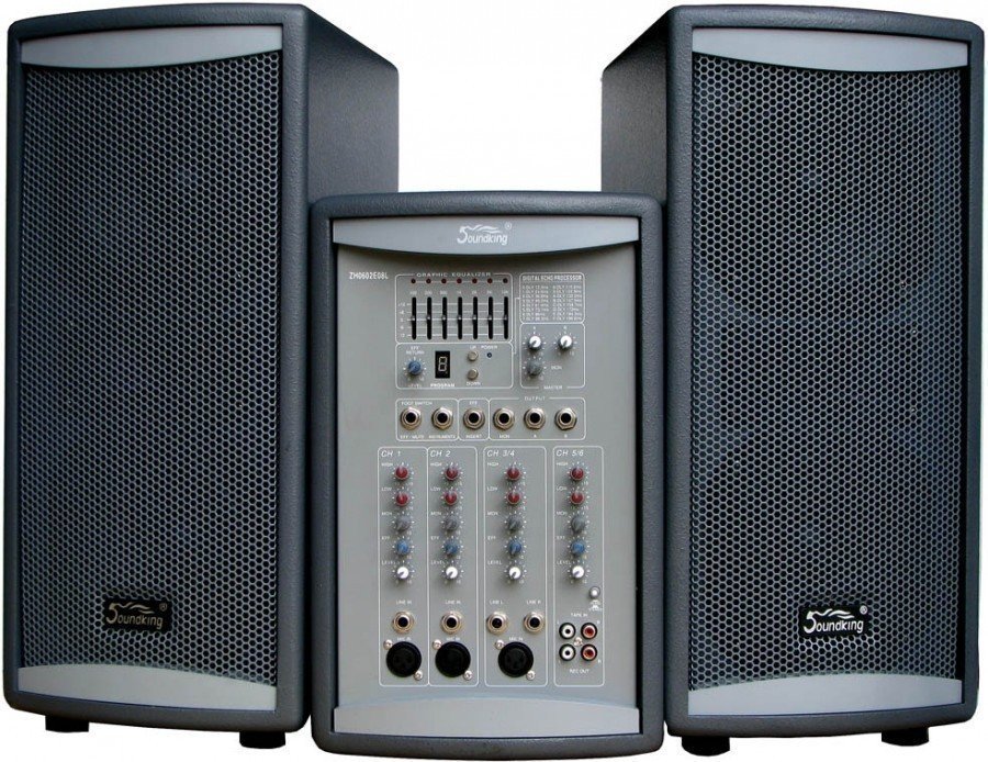 Batterij-PA-systeem Soundking ZH 0602 E 08 L B-Stock