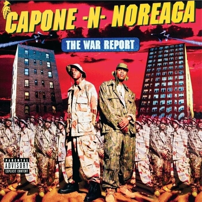 LP Capone-N-Noreaga - War Report (Clear With Red & Blue Splatter) (2 LP)