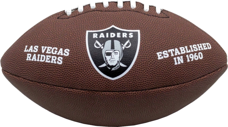 Wilson NFL Team Logo Las Vegas Raiders Ball Wtf1748Xblv American