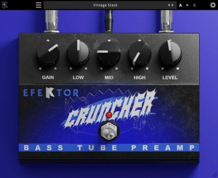 Logiciel de studio Instruments virtuels KUASSA Efektor Bass Cruncher Preamp (Produit numérique) - 1