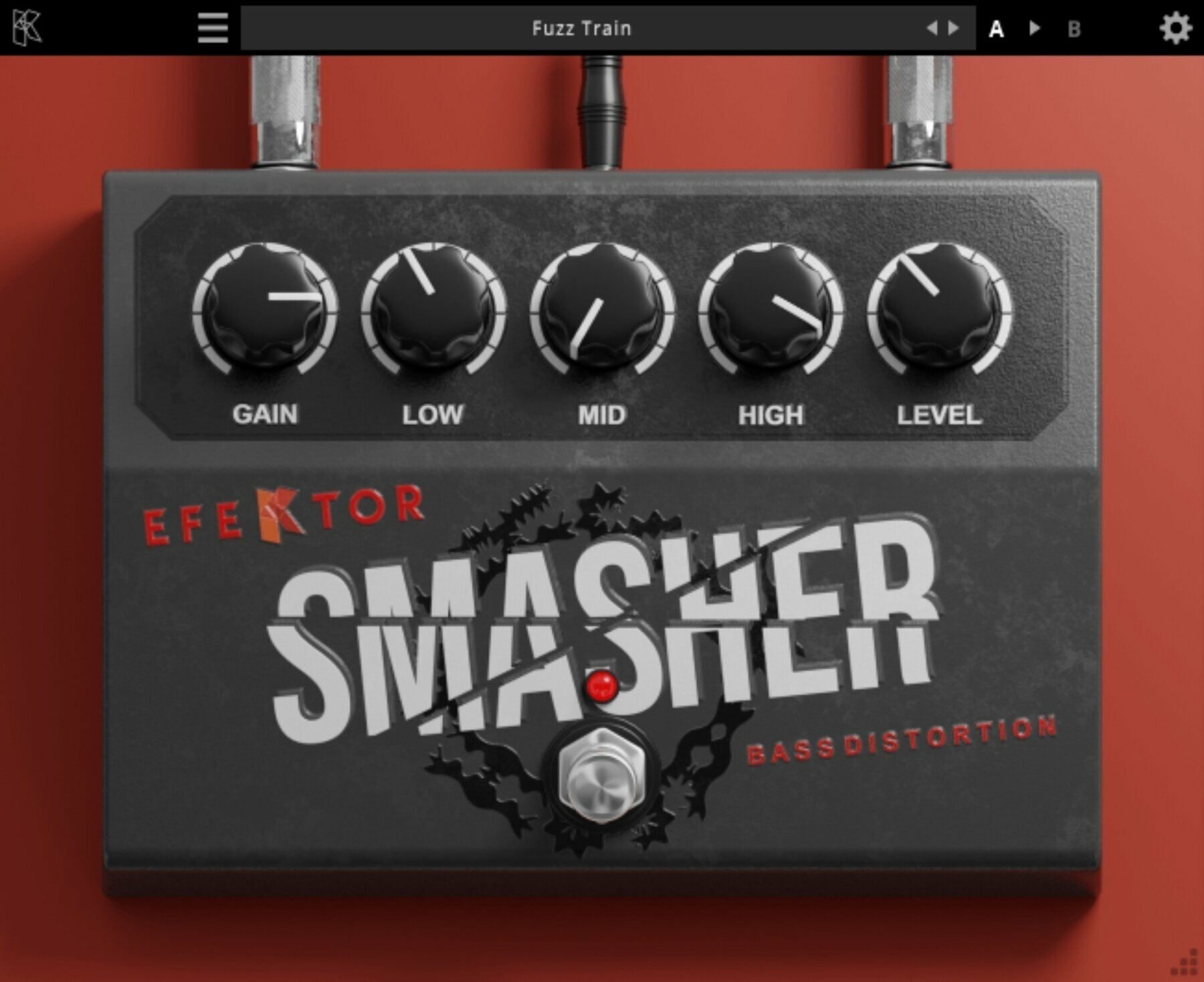 Logiciel de studio Instruments virtuels KUASSA Efektor Bass Smasher Distortion (Produit numérique)