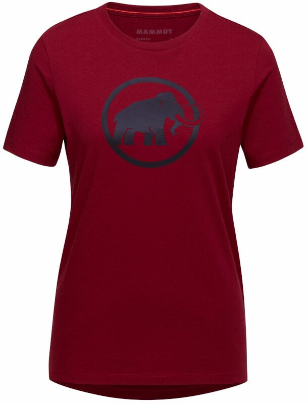 Ulkoilu t-paita Mammut Core T-Shirt Women Classic Blood Red S Ulkoilu t-paita