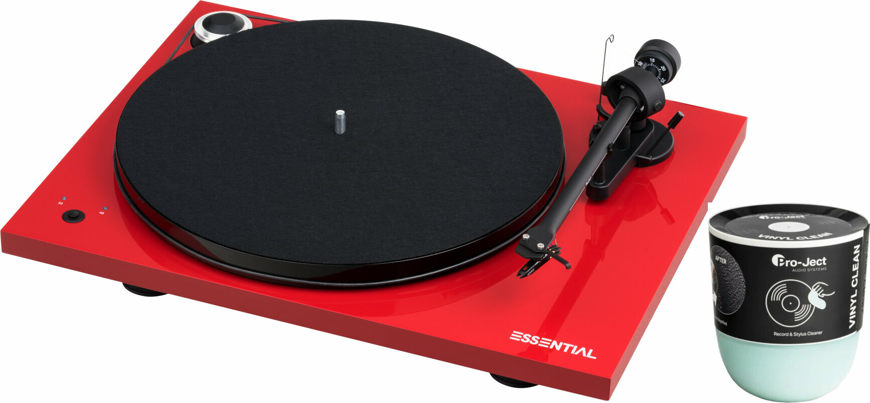 Casetofon Pro-Ject Essential III SB OM 10 SET Roșu Lucios Casetofon