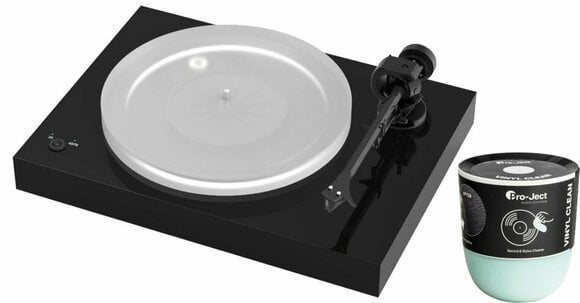 Hi-Fi Turntable Pro-Ject X2 Ortofon 2M Silver SET High Gloss Black Hi-Fi Turntable - 1