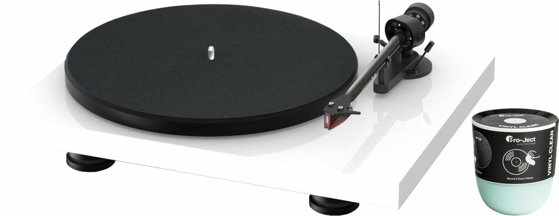 Turntable Pro-Ject Debut Carbon EVO 2M Red HG SET High Gloss White