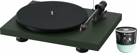 Lemezjátszó Pro-Ject Debut Carbon EVO 2M Red SET Satin Green Lemezjátszó - 1