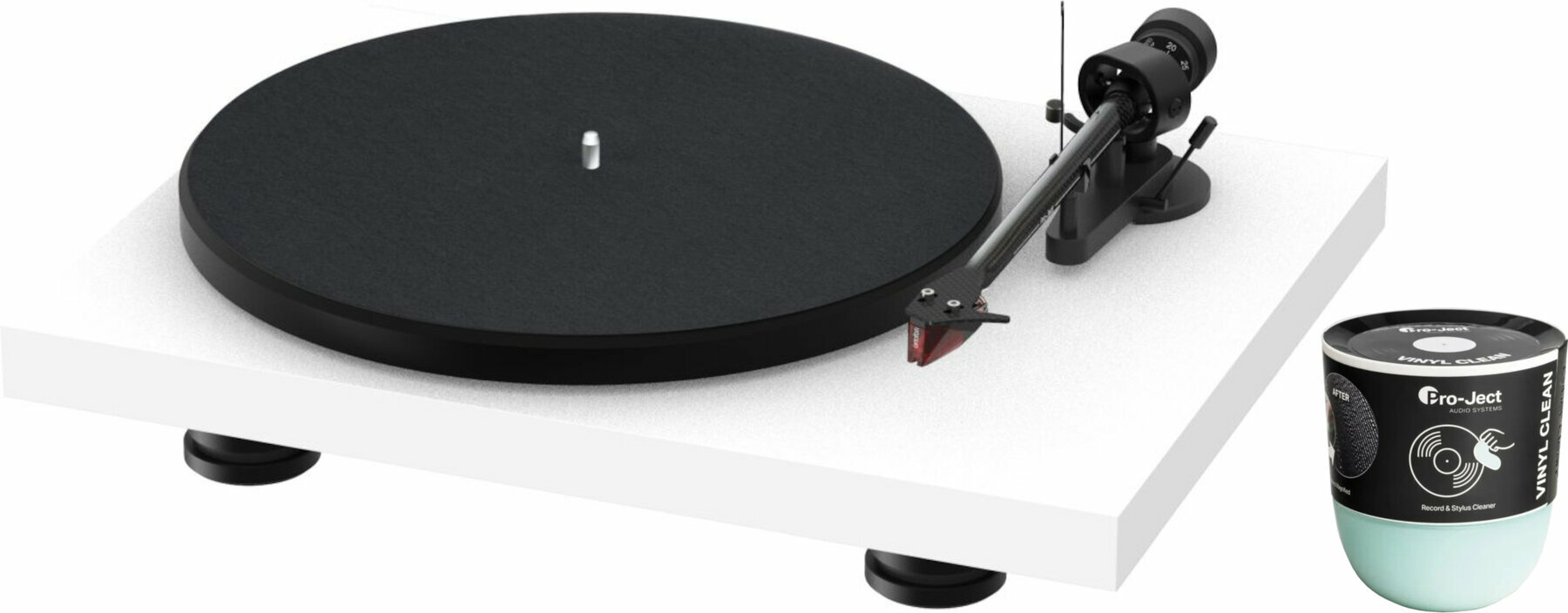 Casetofon Pro-Ject Debut Carbon EVO 2M Red SET Alb Satinat Casetofon