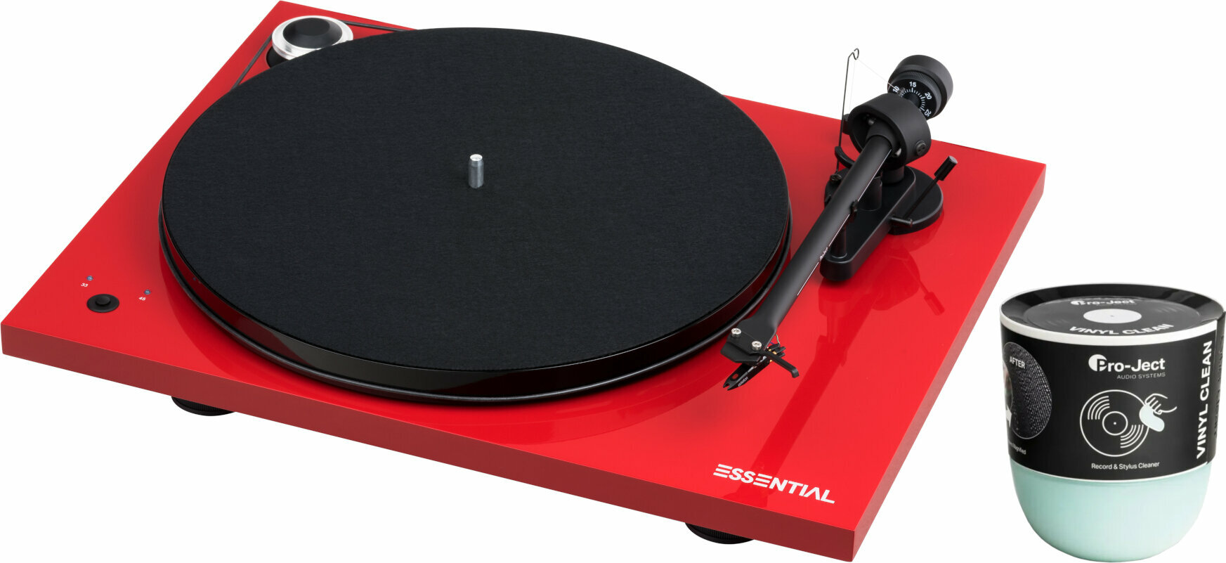 обръщател Pro-Ject Essential III RecordMaster SET High Gloss Red обръщател