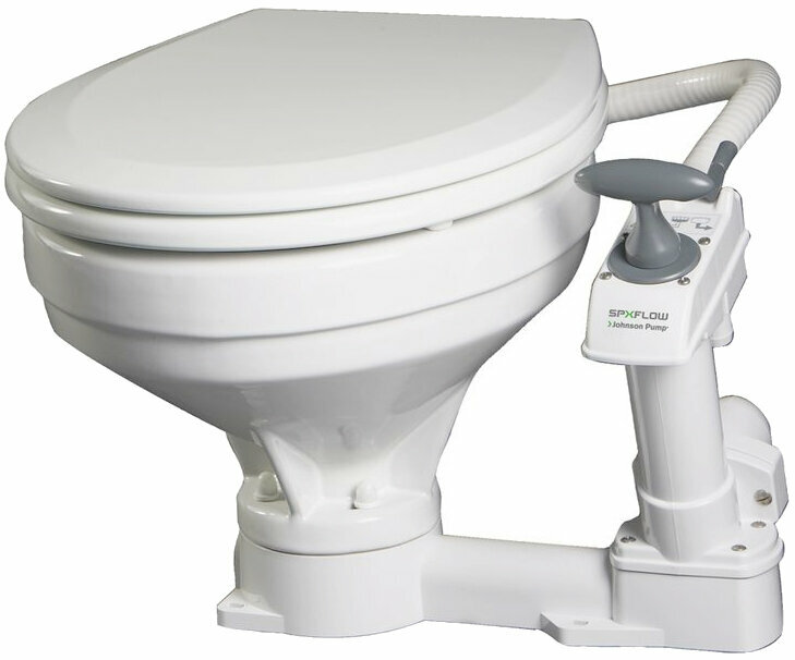 Marine toilet SPX FLOW AquaT Manual Compact Marine toilet