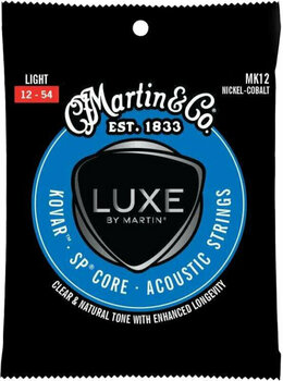 Cordas de guitarra Martin Luxe Kovar Acoustic Strings 12 - 1