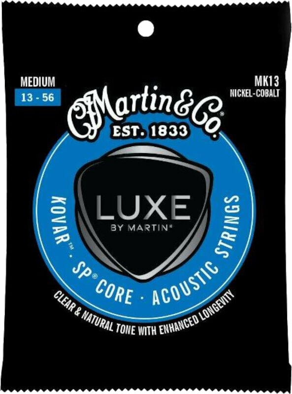 Struny do gitary akustycznej Martin Luxe Kovar Acoustic Strings 13