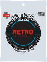 Martin Retro Light 3-Pack Струни за акустична китара (Само разопакован)