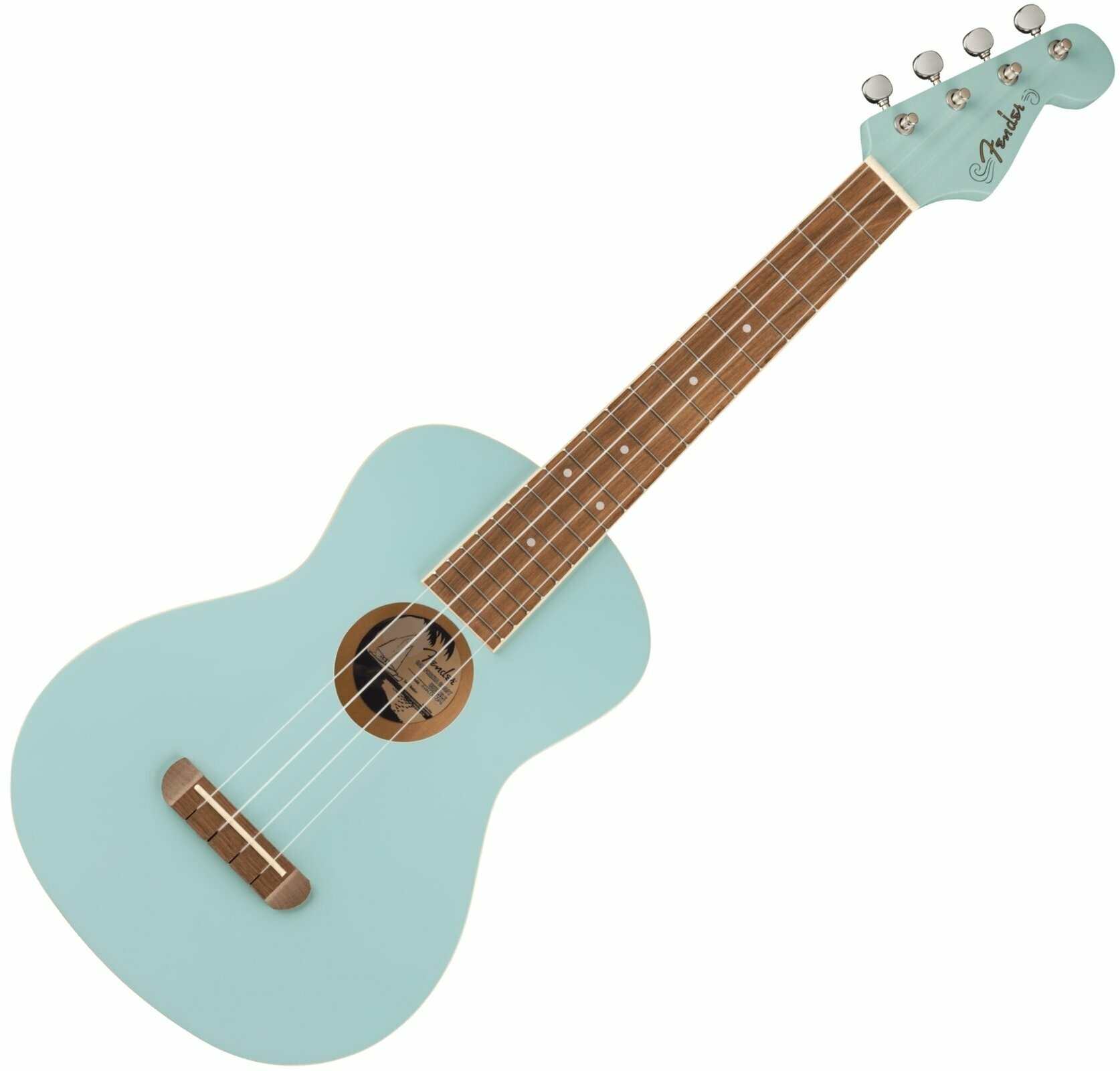 Tenorové ukulele Fender Avalon Tenor Ukulele WN Tenorové ukulele Daphne Blue