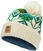Ski Beanie Dale of Norway Vilja Unisex Wool Hat Off White/Bright Green/Blue Shadow UNI Ski Beanie