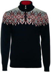 Ski T-shirt / Hoodie Dale of Norway Winterland Mens Merino Wool Sweater Navy/Off White/Raspberry M Jumper