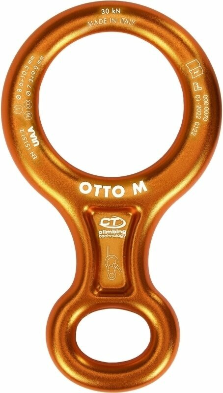 Safety Gear for Climbing Climbing Technology Otto Figure 8 Assorted M