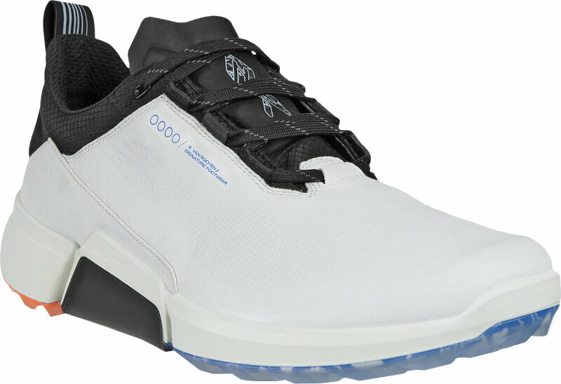 Calzado de golf para hombres Ecco Biom H4 Mens Golf Shoes Blanco 44
