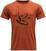 T-shirt outdoor Devold Straumane Merino 150 Tee Man Brick Melange XL T-shirt
