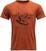 T-shirt de exterior Devold Straumane Merino 150 Tee Man Brick Melange S Camiseta