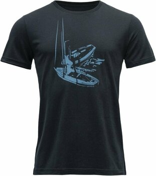 Outdoor T-Shirt Devold Straumane Merino 150 Tee Man Ink S T-Shirt - 1