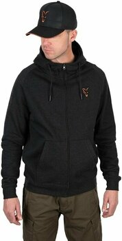 Sweatshirt Fox Sweatshirt Collection LW Hoody Black/Orange 2XL - 1