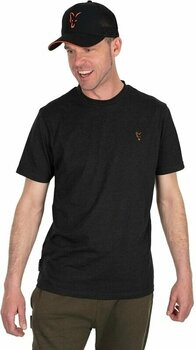 Μπλούζα Fox Μπλούζα Collection T-Shirt Μαύρο/πορτοκαλί M - 1