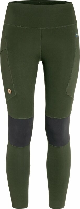 Pantalones para exteriores Fjällräven Abisko Trekking Tights Pro W Deep Forest/Iron Grey XS Pantalones para exteriores