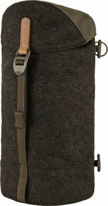 Outdoor Backpack Fjällräven Värmland Wool Side Pocket Dark Olive/Brown Outdoor Backpack