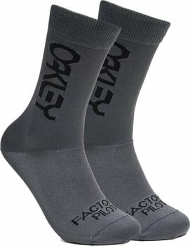 Chaussettes de cyclisme Oakley Factory Pilot MTB Socks Forged Iron M Chaussettes de cyclisme - 1